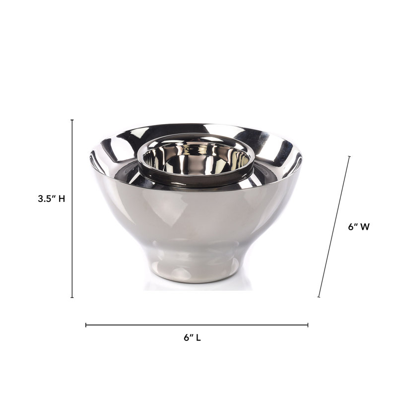 The Party Aisle™ Bouknight Stainless Steel Cavier Holder