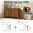 Sevyn 6 Solid Wood Drawer 47.2" W Double Dresser-110564658