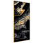 Toile abstraite dorée II Crystallus
