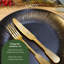 Mikasa Jardin Midnight Stoneware Dinner Set, Black
