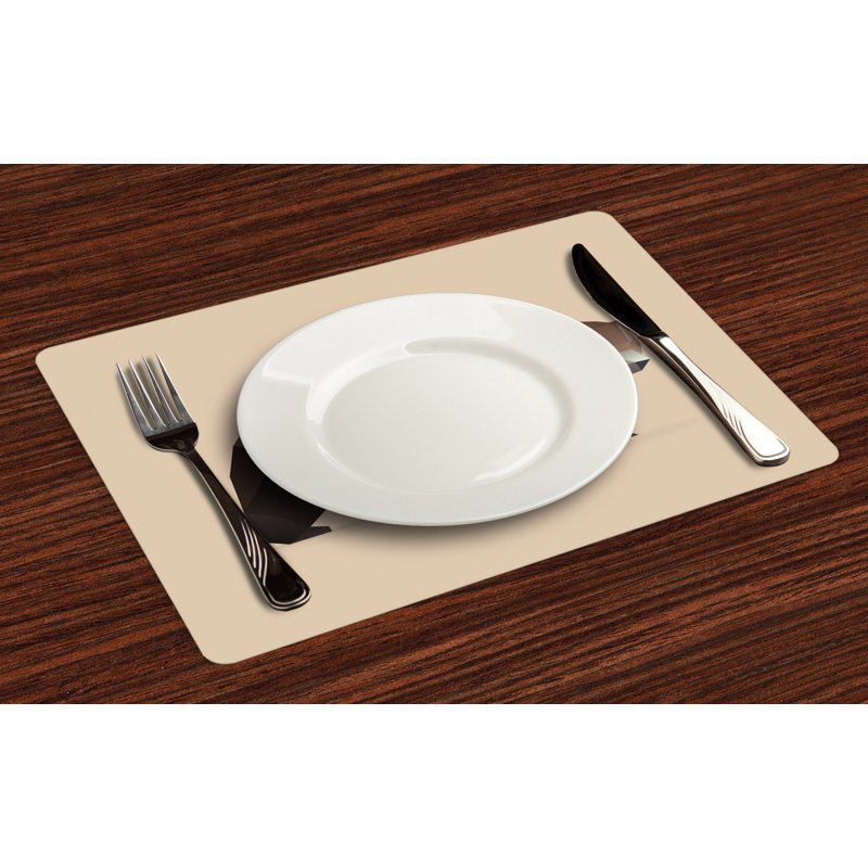 Polyester Geometric Rectangle Placemat
