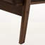 Chaise d'appoint Burnsdale en similicuir brun noyer, H 29,53 po x l 27,95 po x P 33,07 po-1981107645