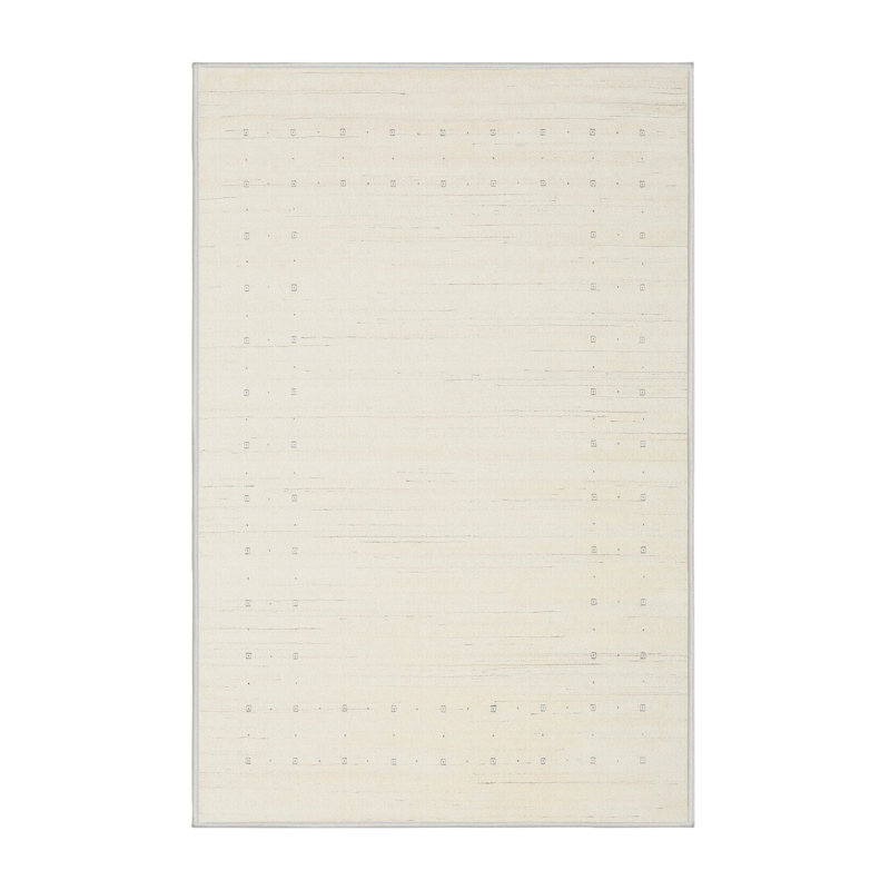 Surface beige contemporaine tapis, Rectangle 5 pi x 7 pi