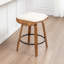 Tabouret pivotant en similicuir pivotant à 360 ° Deer-1582177595
