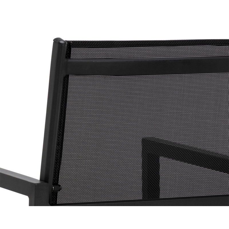 MERANO Outdoor Dining Armchair, Black