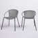 Chapa Indoor/Outdoor Stackable Steel Dining Chair with Rope
