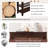 Ajada Wood Storage Console Table with 2 Storage Drawers and 2 Tiers Shelves-1802804415