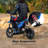 Outfunny 24V Kids Electric Dirt Bike, 250W Ride-On Toy for Ages 6-12 w/Rear Suspension and Bluetooth,Blue-135872808