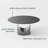 Modern Sintered Stone Round Dining Table With Pedestal Base-54721674-54721673-54721678