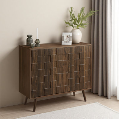 Accent Chest, 36" Wide, 2 Door Cabinet, Storage, Decorative
