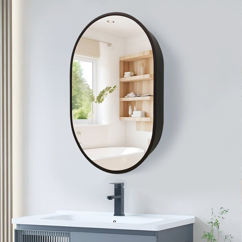 Armoire à pharmacie avec miroir Rutilia, H 36 po x l 24 po x P 5 po