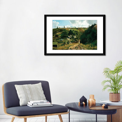 «Jalais, Hill, Pontoise» par Camille Pissarro - impression sur toile tendue