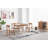 100% Solid Wood Dining Table, Extendable Design-259512967