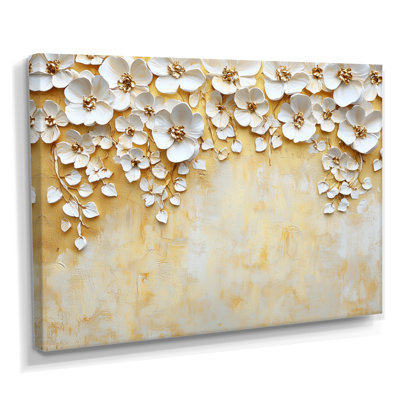 Golden Harmony of Wildflowers Prairies II - Art mural imprimé fleurs sauvages