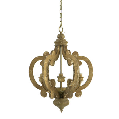 Lustre géométrique à 6 lumières Hayre