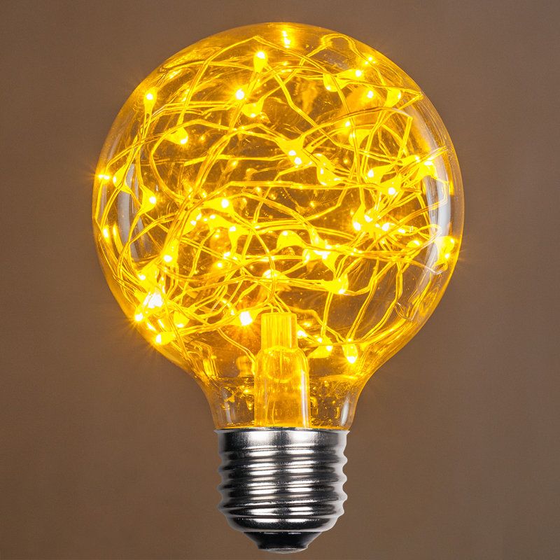 25 Watt Equivalent G80 LED, Non-Dimmable Light Bulb E26/Medium (Standard) Base