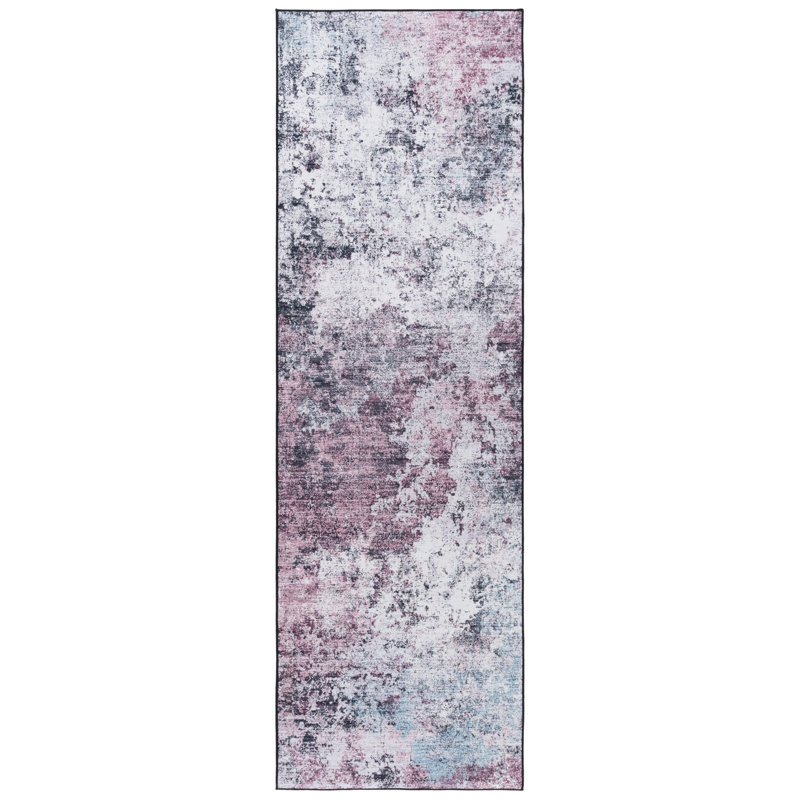 Tapis Olivera avec envers antidérapant, Tapis de couloir 2 pi 6 po x 6 po