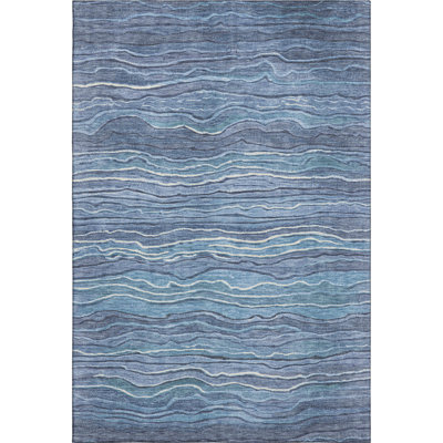 Premium Machine Washable Neiges AMF1704 Stripes Rug