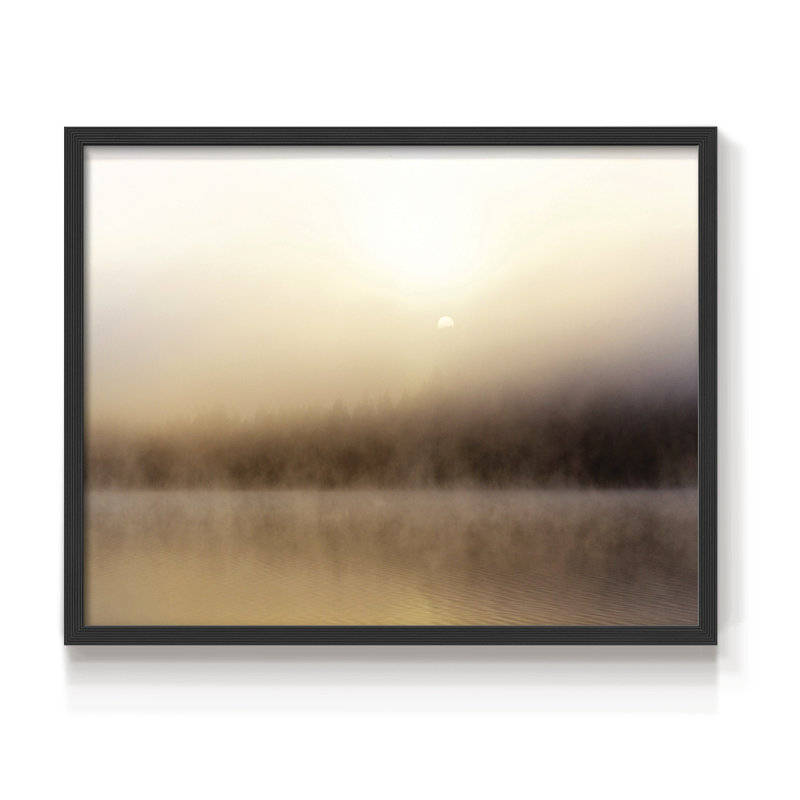 Break of Dawn - Reproduction encadrée - Restickable, Noir, noir, noir, noir