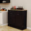Armoire à ordures inclinable à deux tiroirs et deux compartiments