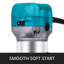 Compact Router 1.25HP With Fixed Base, Plunge Base and Tilt Base, Variable