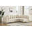 Izara Velvet L-Shaped Sectional Reversible-82749474