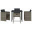 4 - Person Patio Dining Set with Rectangular Table , Cushions Included-110993121-110993116