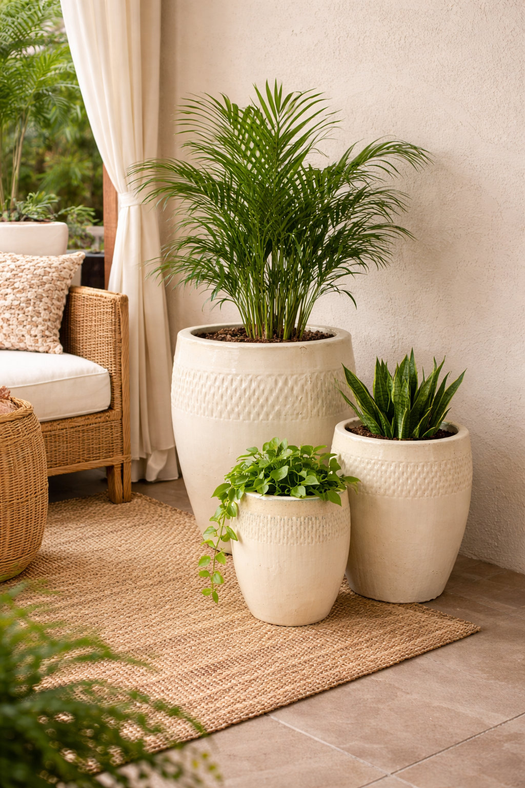 19" Ceramic Pot Planter