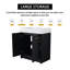 Meuble-lavabo autoportant de 30 pouces avec lavabo en résine