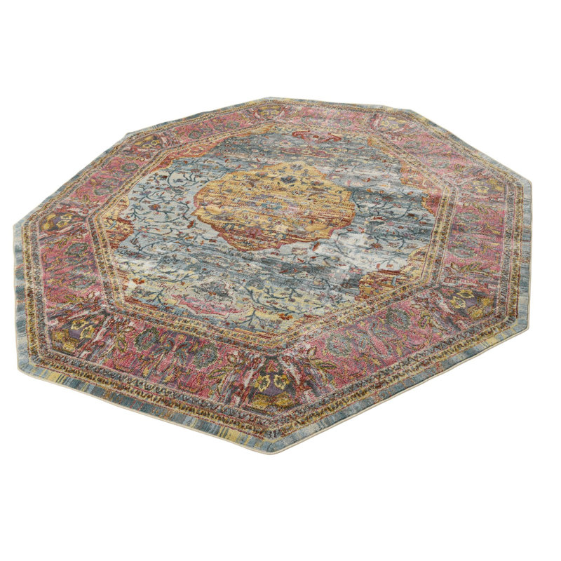 Oriental Indoor Rug, Octagon 8'2"