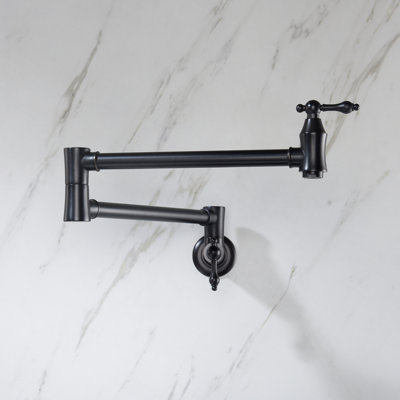 Wall Mount Folding Kitchen Pot Filler Faucet