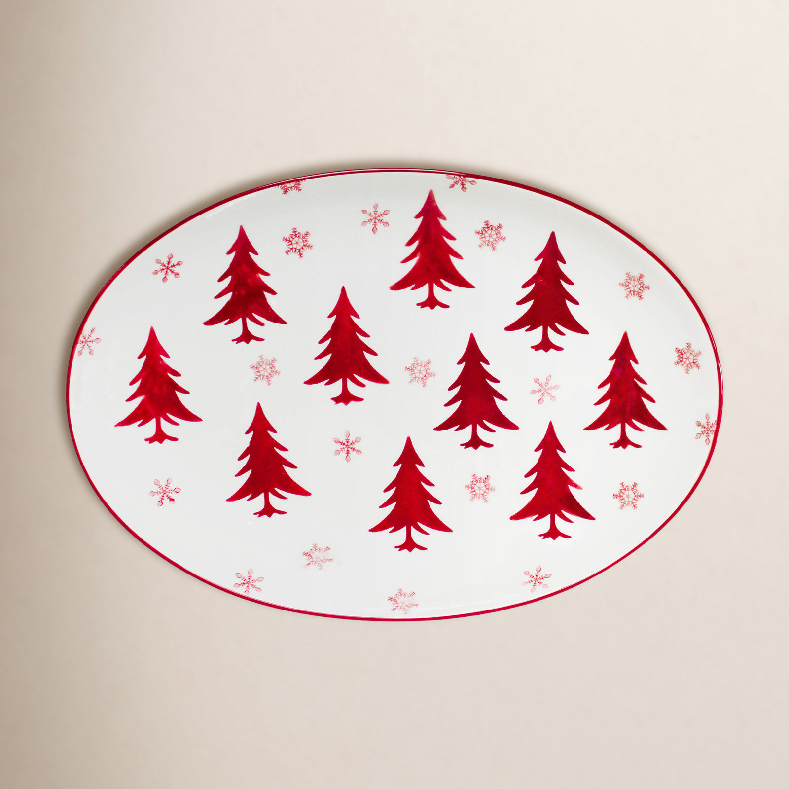 Winterfest Oval Platter