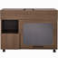 Enceinte de litière 2 en 1 multi-usage pour chat, table d'appoint moderne avec rangement, buffet de buffet