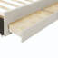Lit plateforme tapissier avec lit gigogne simple et 3 tiroirs-314168343-314168342