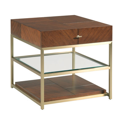 Rectangular Drawer End Table