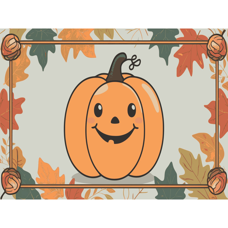Tapis de vacances d'Halloween The Holiday Aisle®, Rectangulaire 3 pi x 5 pi