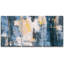 «Minimal Blue Yellow Paint Landscape», 3 pièces sur toile-98804220-98804221