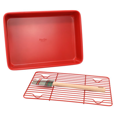Ensemble de plats à cuisson en acier au carbone 3 pièces Martha Stewart
