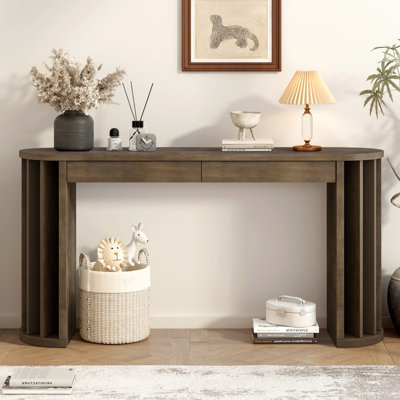 Console longue avec tiroirs en chêne 59 po Donnovan