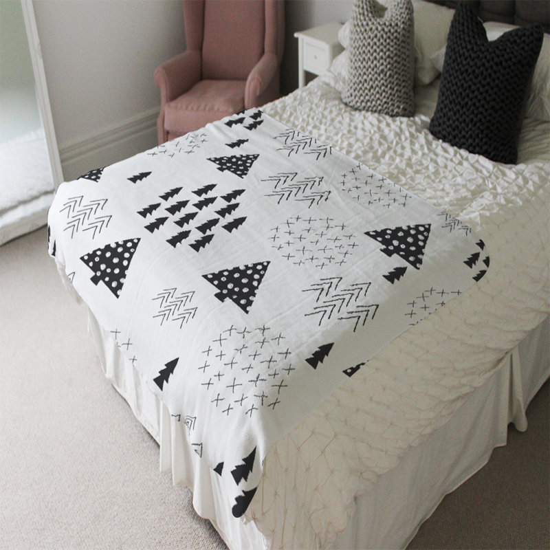 Hale Plain Weave / Muslin Throw Blanket