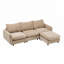 Canapé modulaire en L 4 pièces avec canapé et repose-pieds 4 pièces, durable et confortable pour les réunions de famille-318766950-307423616