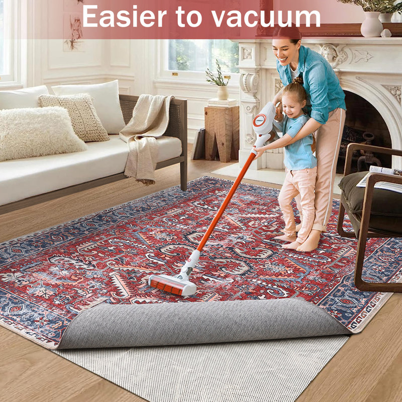 Sous-tapis épais 0,4 po Fruge, Rectangle 9 pi x 12 pi