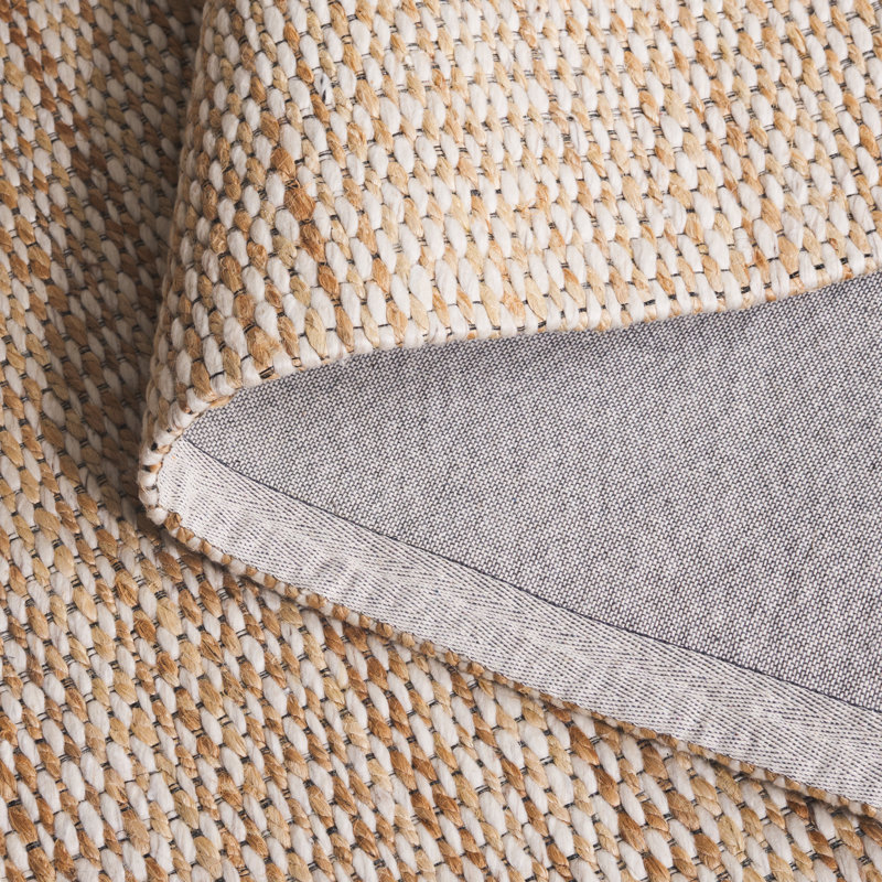 Natural Fiber 557 Jacquard Performance No Pattern Rug, Rectangle 5' x 8'