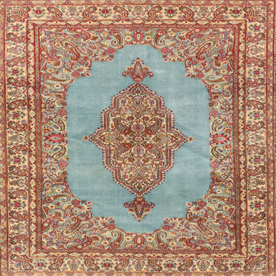 Brun oriental Aberdale/bleu/rouge Tapis décoratif