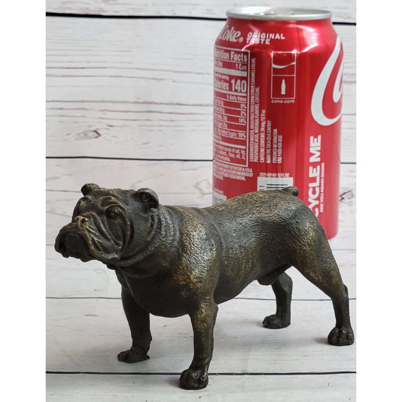 Sculpture miniature de bouledogue anglais