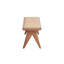 Banc en rotin sans dossier