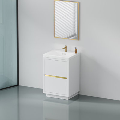 Meuble-lavabo sur pied 24 po avec lavabo