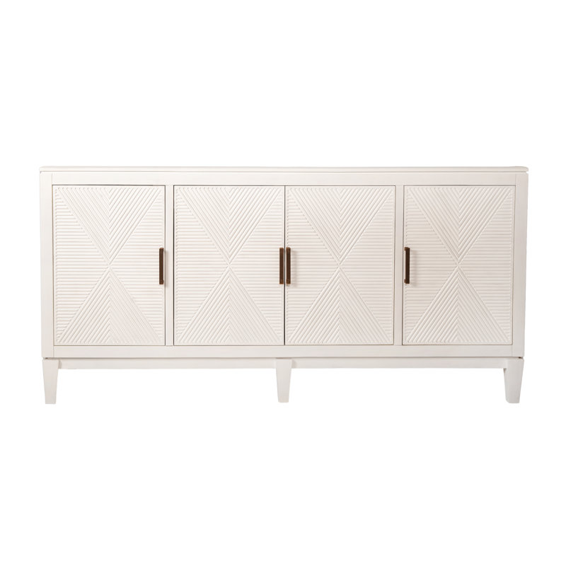 Lilly 73" Wide Solid Wood Sideboard