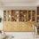 Reshod 94.5"W X 71"H X 15.7"D Kitchen Pantry Storage Cabinet With Glass Doors,Wood
