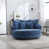 Chenille bleu